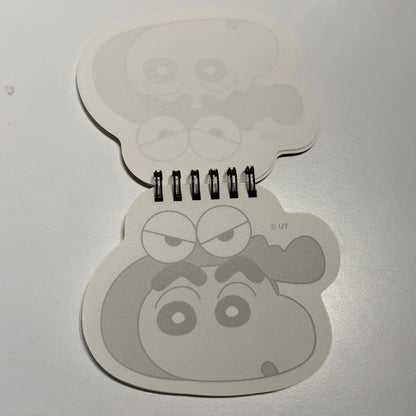 shin chan memo pads with face shape design