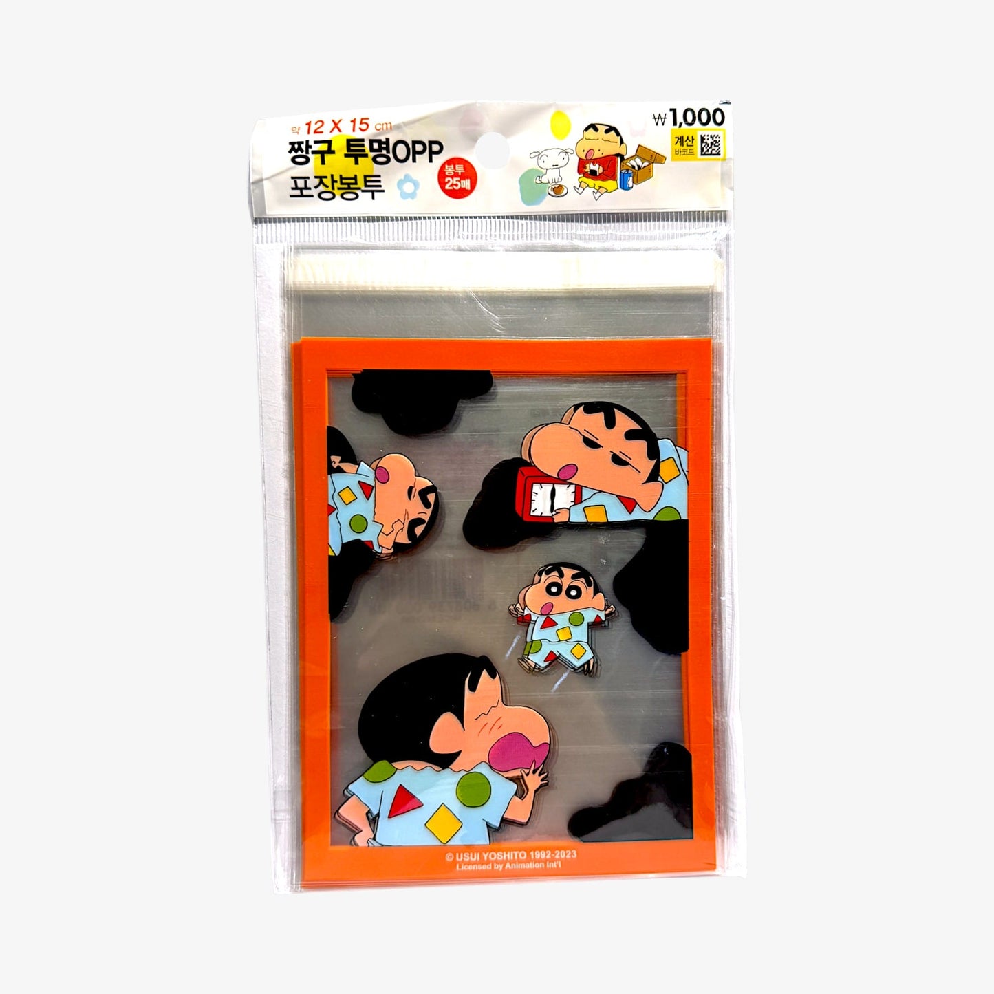 crayon shin chan transparent opp packing bags 25pcs – opp bag set