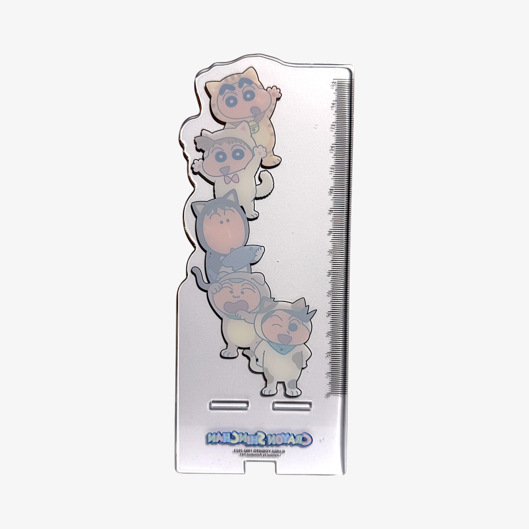 crayon shin chan ruler + cute shin chan school ruler