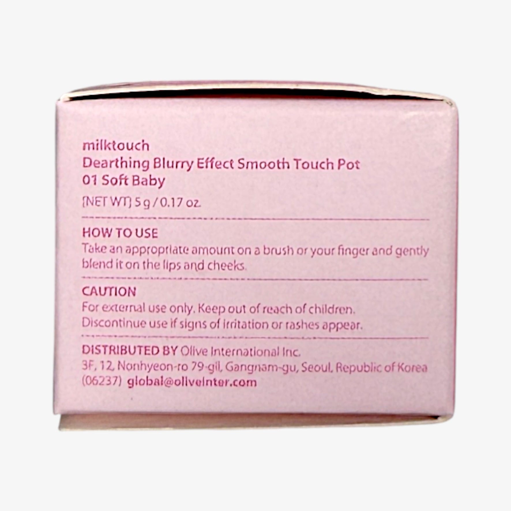 milk makeup lip and cheek blush cream