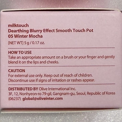 blush lips effect with mocha cream blush