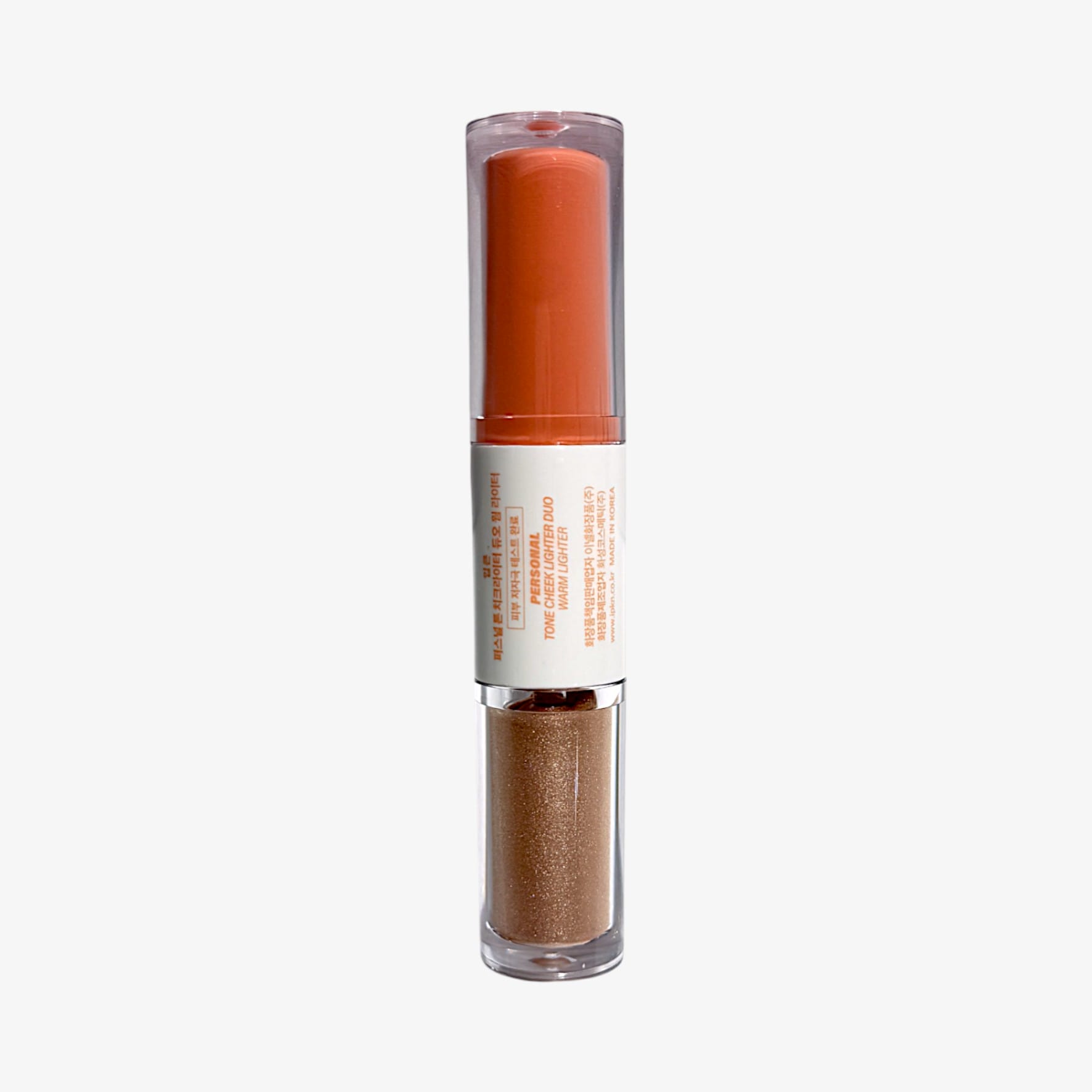 Cream highlighter stick for natural glow makeup