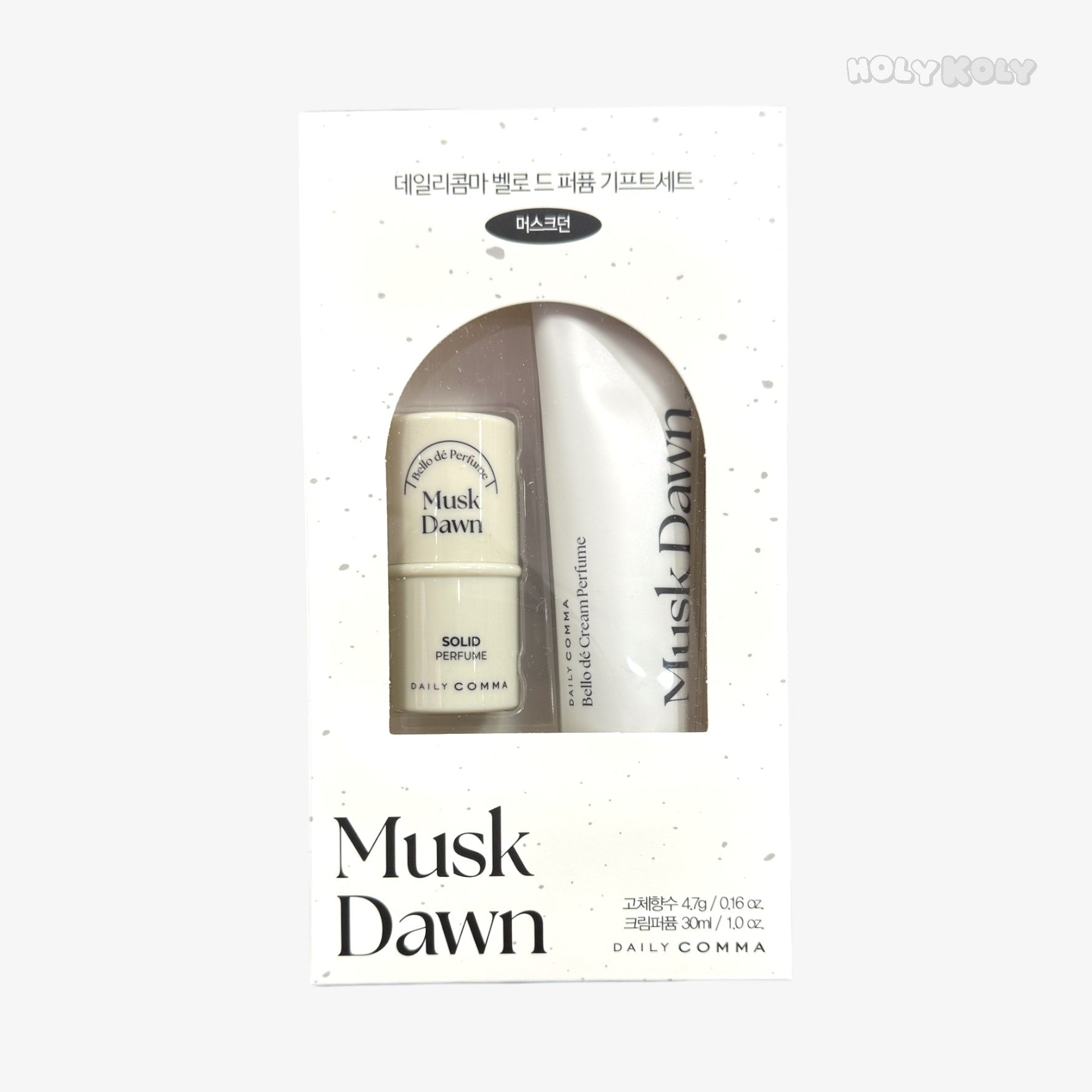 solid perfume stick DAILYCOMMA Bello de Perfume Gift Set Musk Dawn