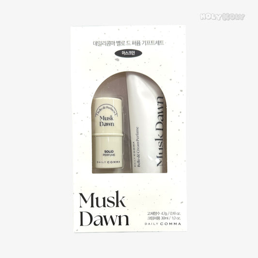 solid perfume stick DAILYCOMMA Bello de Perfume Gift Set Musk Dawn