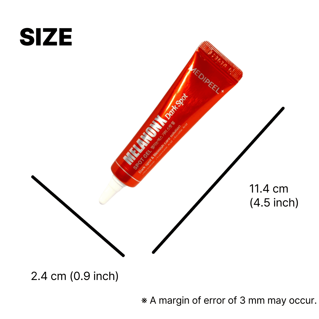 Fast-acting gel for dark spots removal on face