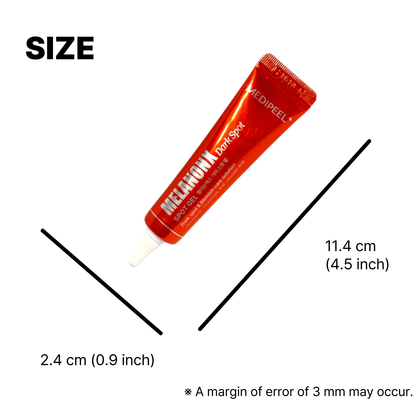 Fast-acting gel for dark spots removal on face