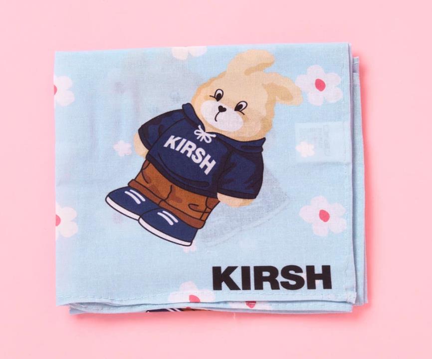 Looking for a cute Korean handkerchief? Four-color cotton hanky curated by HOLYKOLY, sourced from Korea