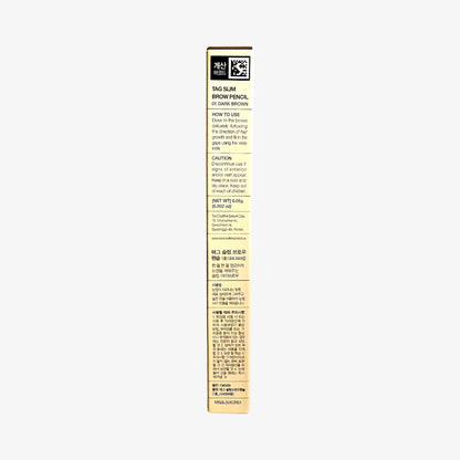 eyebrow pencil dark brown that is long lasting and waterproof