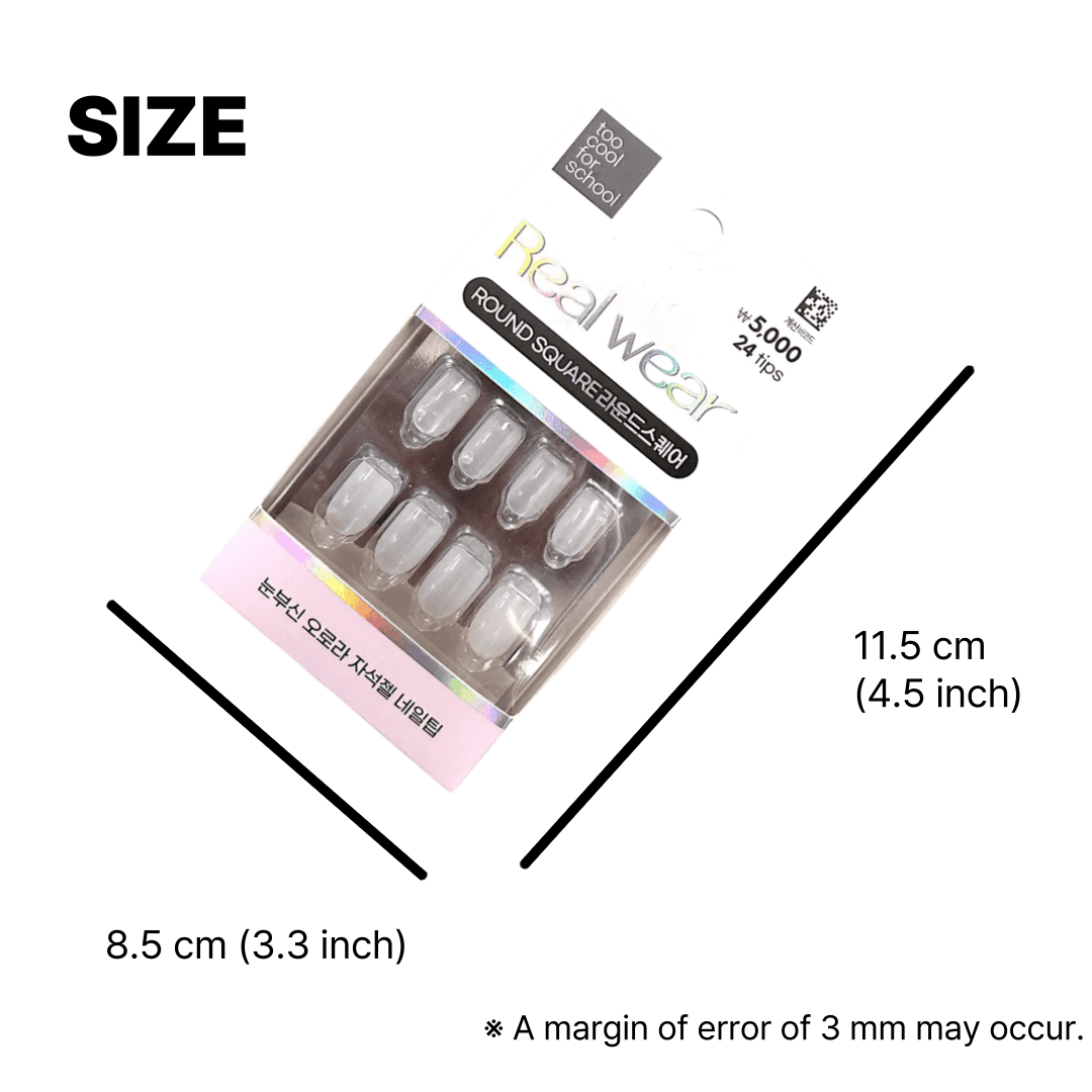 Too Cool For School Pure Shine Real Wear Nail Tip – Glue On Nails Shiny | Best Shiny Glue On Nails