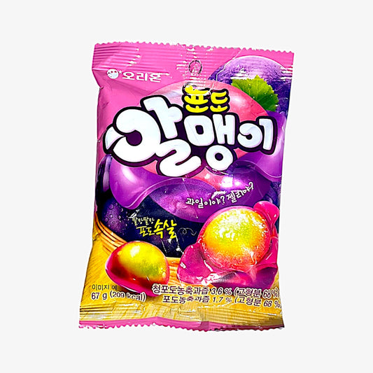 korean grape gummy snack – Grape Core Jelly Candy 67g