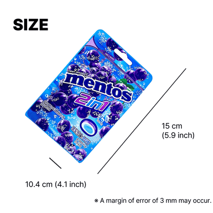 Mentos 2in1 Grape Soda Candy – grape soda candy | korean grape soda candy with fizzy texture