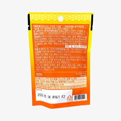 hbaf corn almond korean snacks corn flavor