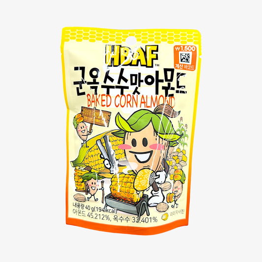 korean corn flavor almond snack – Hbaf Corn Almond 40g