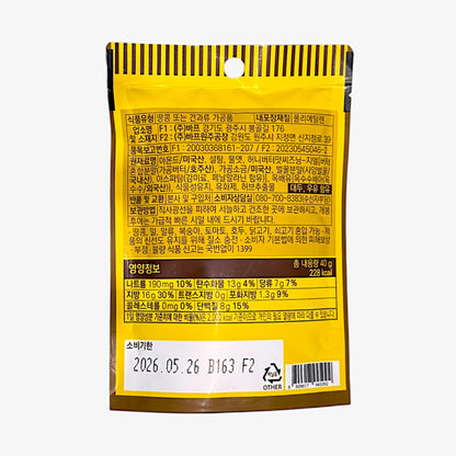 hbaf honey butter almond sweet korean snacks