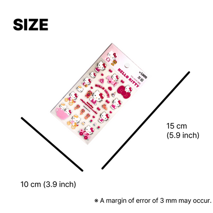 adorable transparent stickers for room decoration