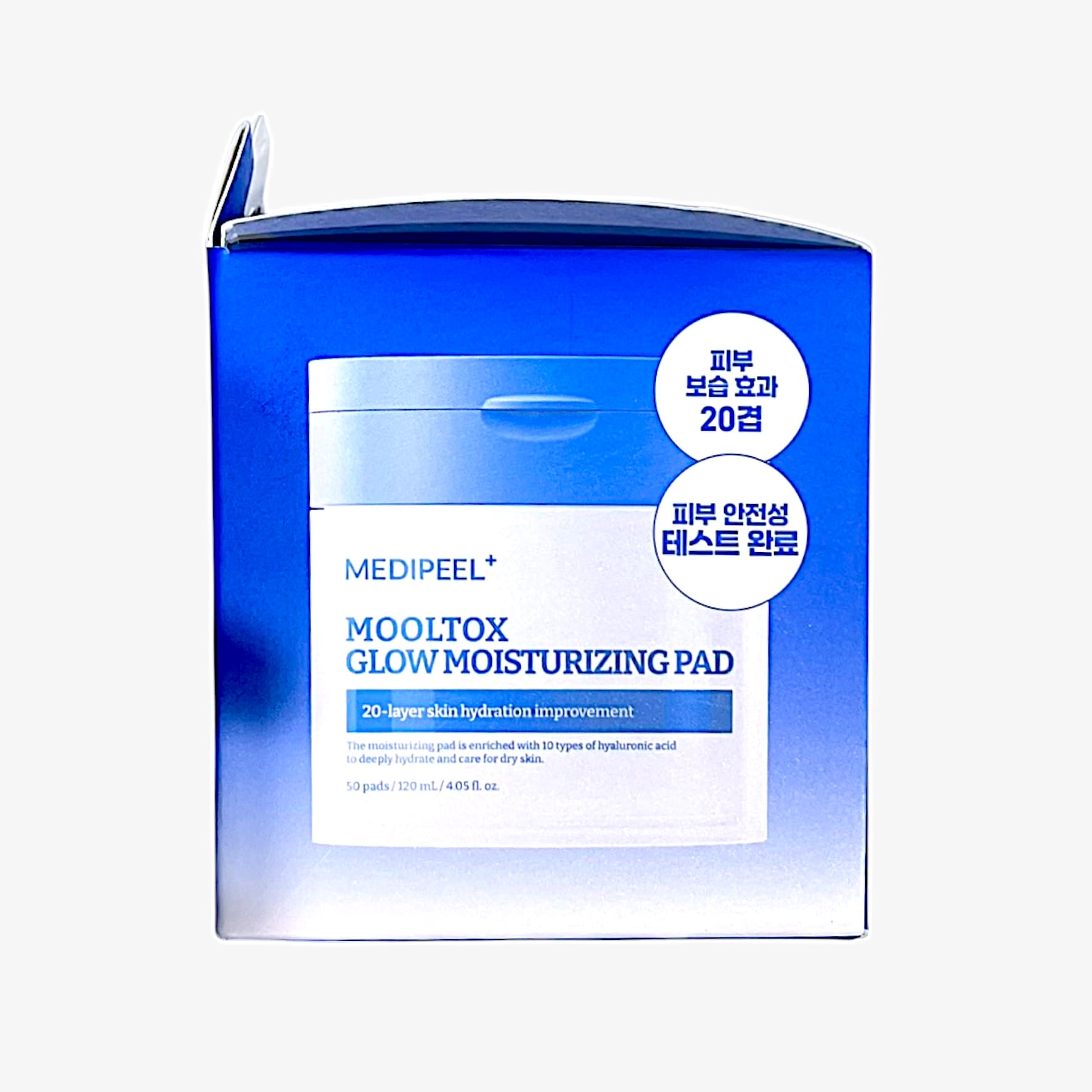 Korean hydrating toner pads for dewy skin