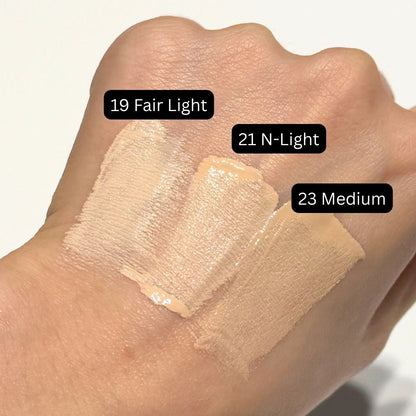 Jung Saem Mool Zoom Satin Fit Spatula Foundation 19 Fair Light - Korean Foundation | Spatula Foundation Full Coverage Satin Finish