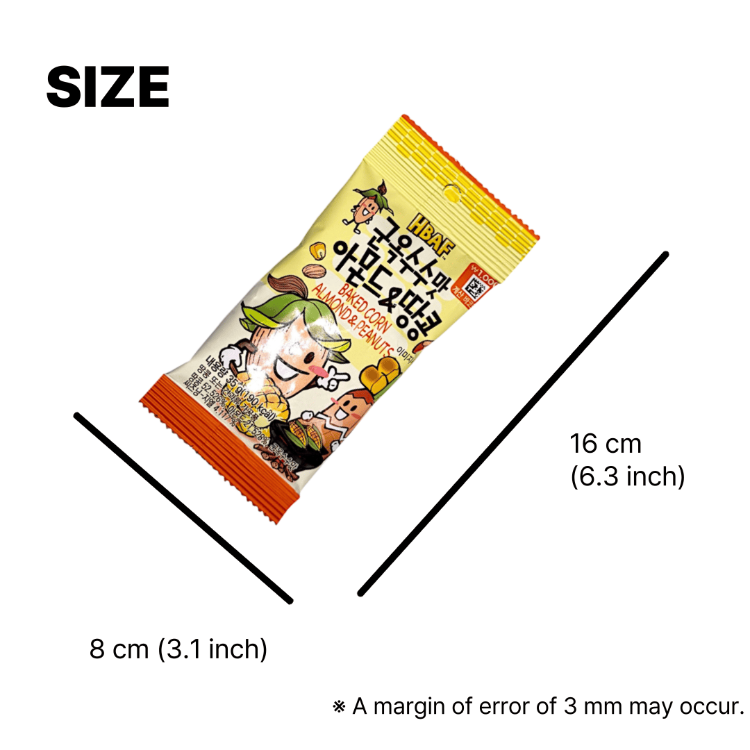 popular korean snacks roasted almond and peanut mix