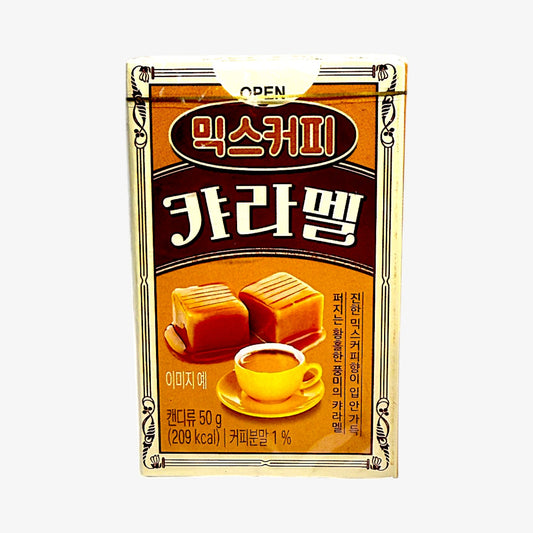 korean coffee flavored caramel Mix Coffee Caramel 50g