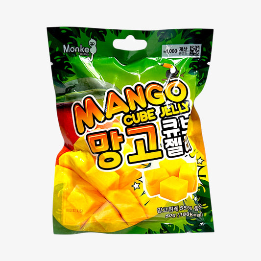 mango flavored korean jelly – Mango Cube Jelly 50g