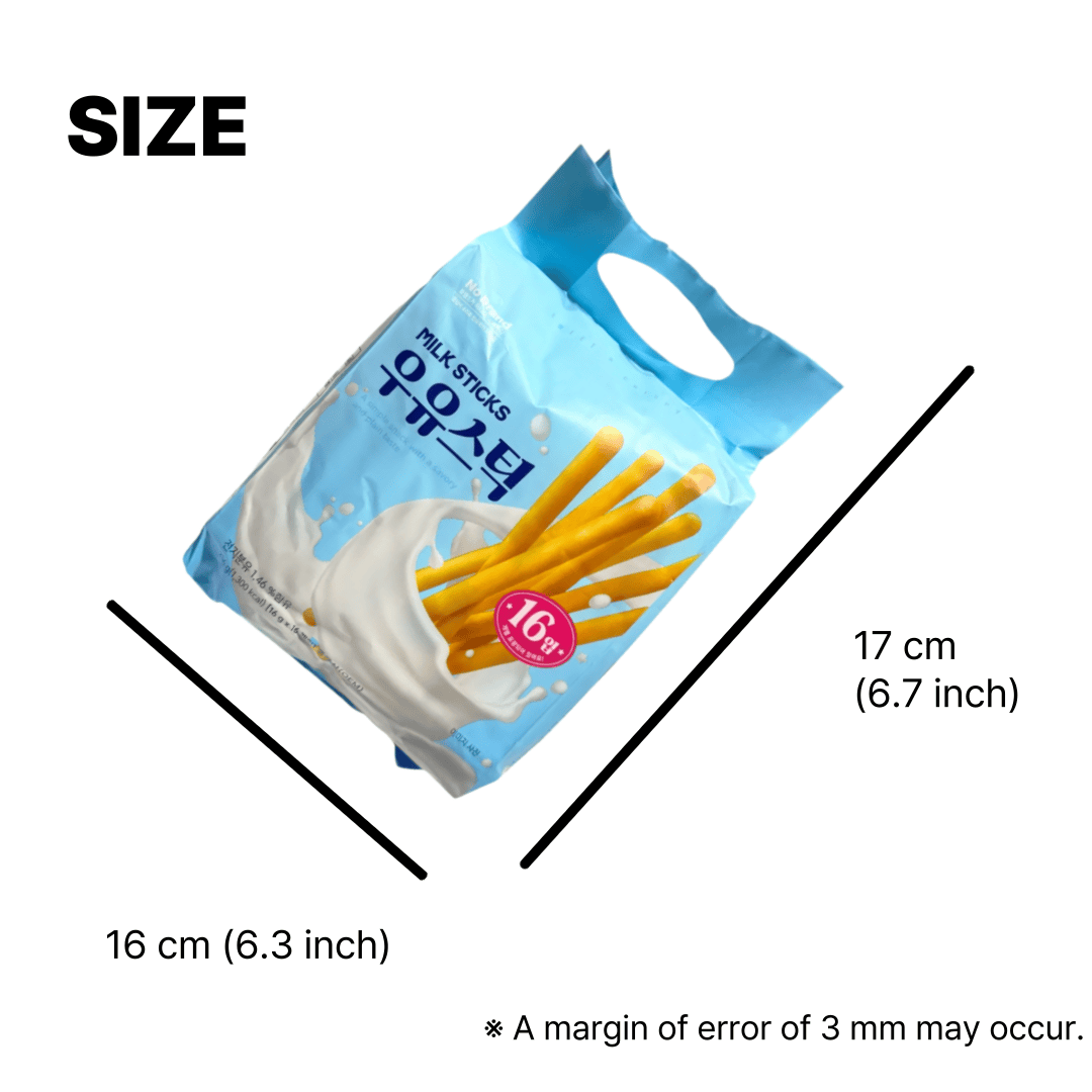 Korean snacks candy stick with milk flavor
