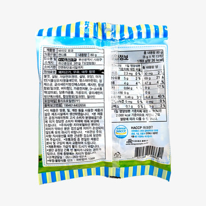 korean milk flavored snack Donga Bio Yukwa