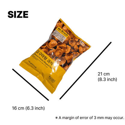 crunchy Korean snacks with sweet potato