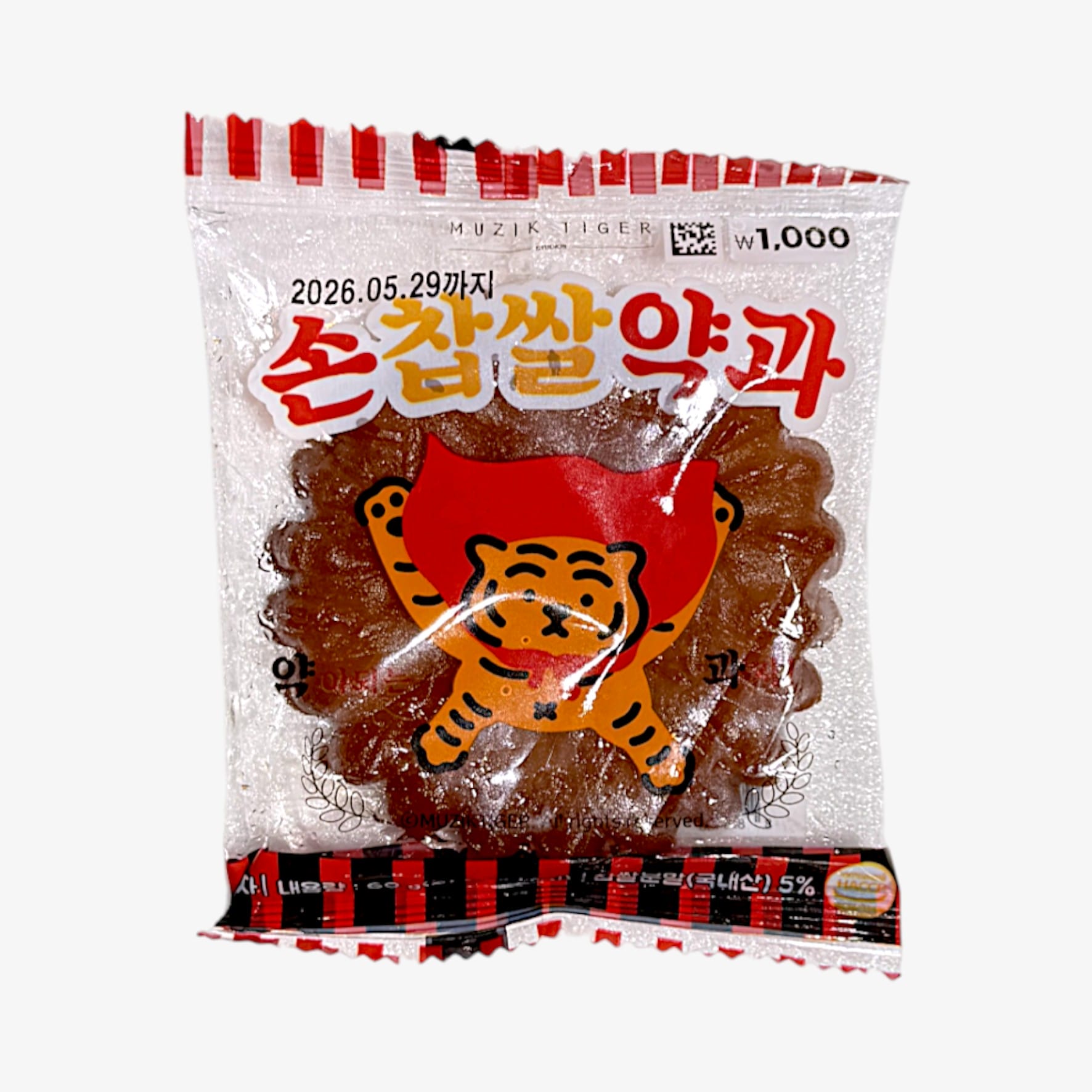 Korean honey rice snack Mujiktiger Glutinous Yakgwa