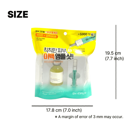 korean vitamin c serum in glass dropper bottle