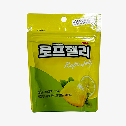 korean lemon rope jelly Rope Jelly Lemon Flavor 60g