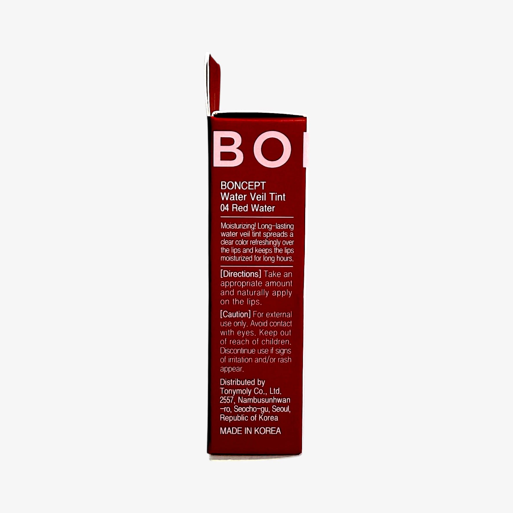 lip tint korea in vibrant red shade