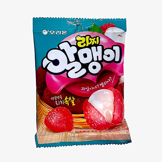 korean lychee gummy snack – Lychee Core Jelly Candy 67g
