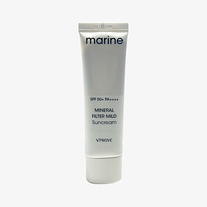 mild mineral sunscreen SPF50 PA++++ for face – Marine Mineral Filter Mild Suncream