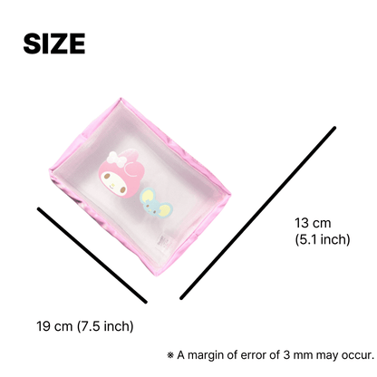 Cute sanrio wallet with my melody charm