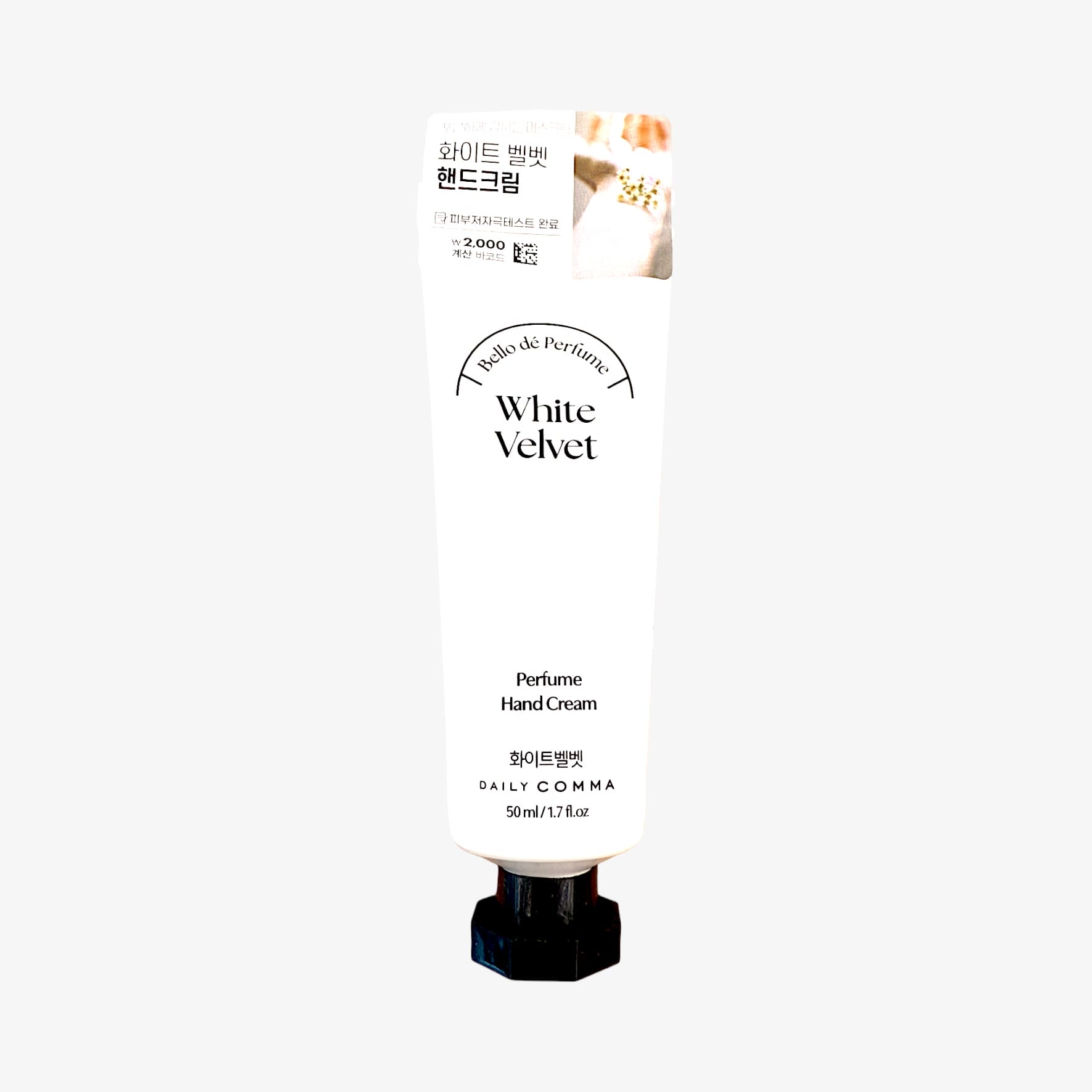 powdery scent hand cream white velvet daily comma bello de perfume