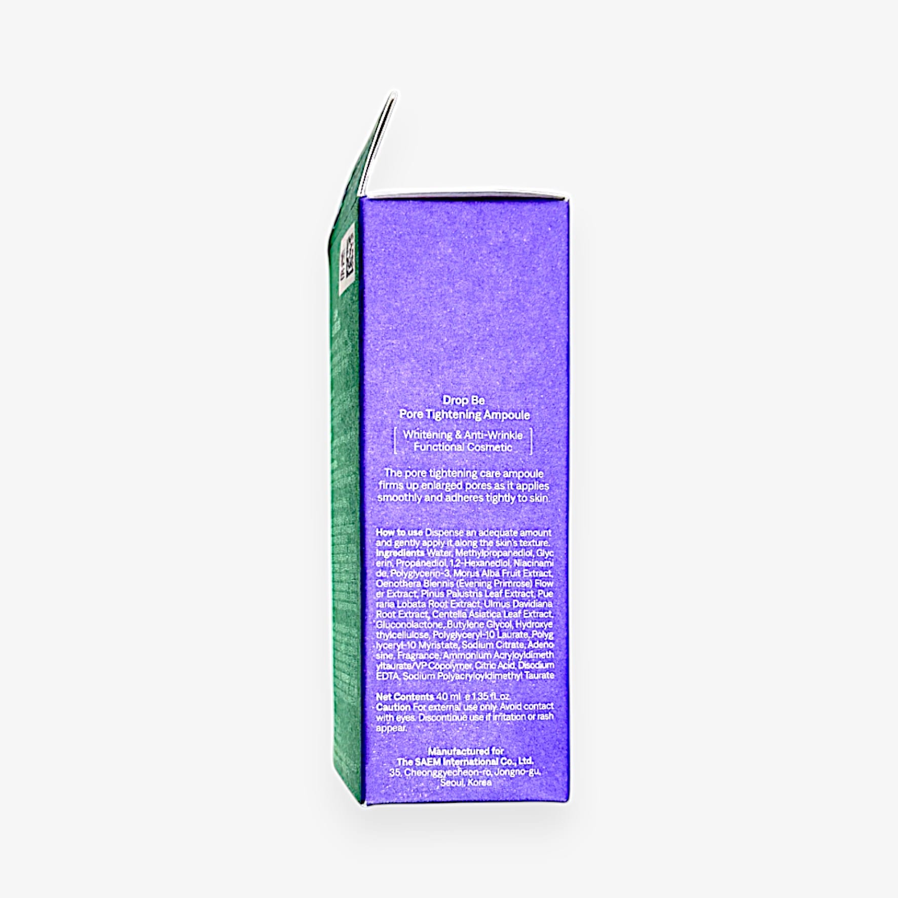 tighten pores serum with visible results in 1 use