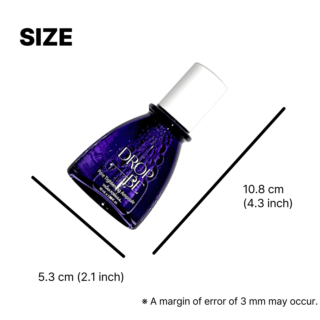 minimize pores naturally with dropper type ampoule