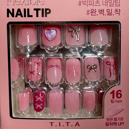korean nail tip best press on nail kit