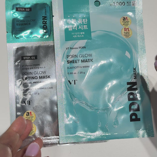 2-step lifting mask with ampoule-infused essence