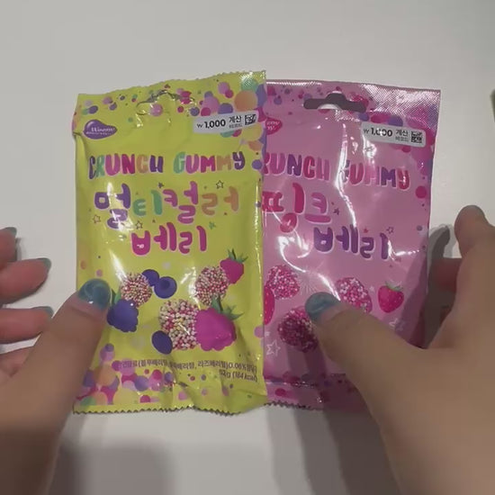 berry crunch snack made in Korea for K-snack lovers