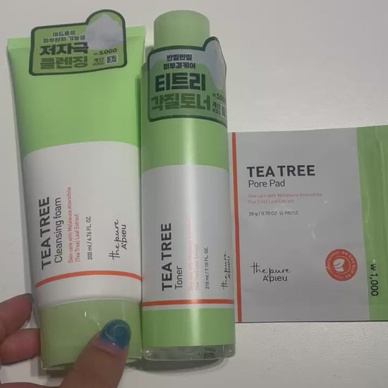 tea tree cleanser for oily skin in Korea