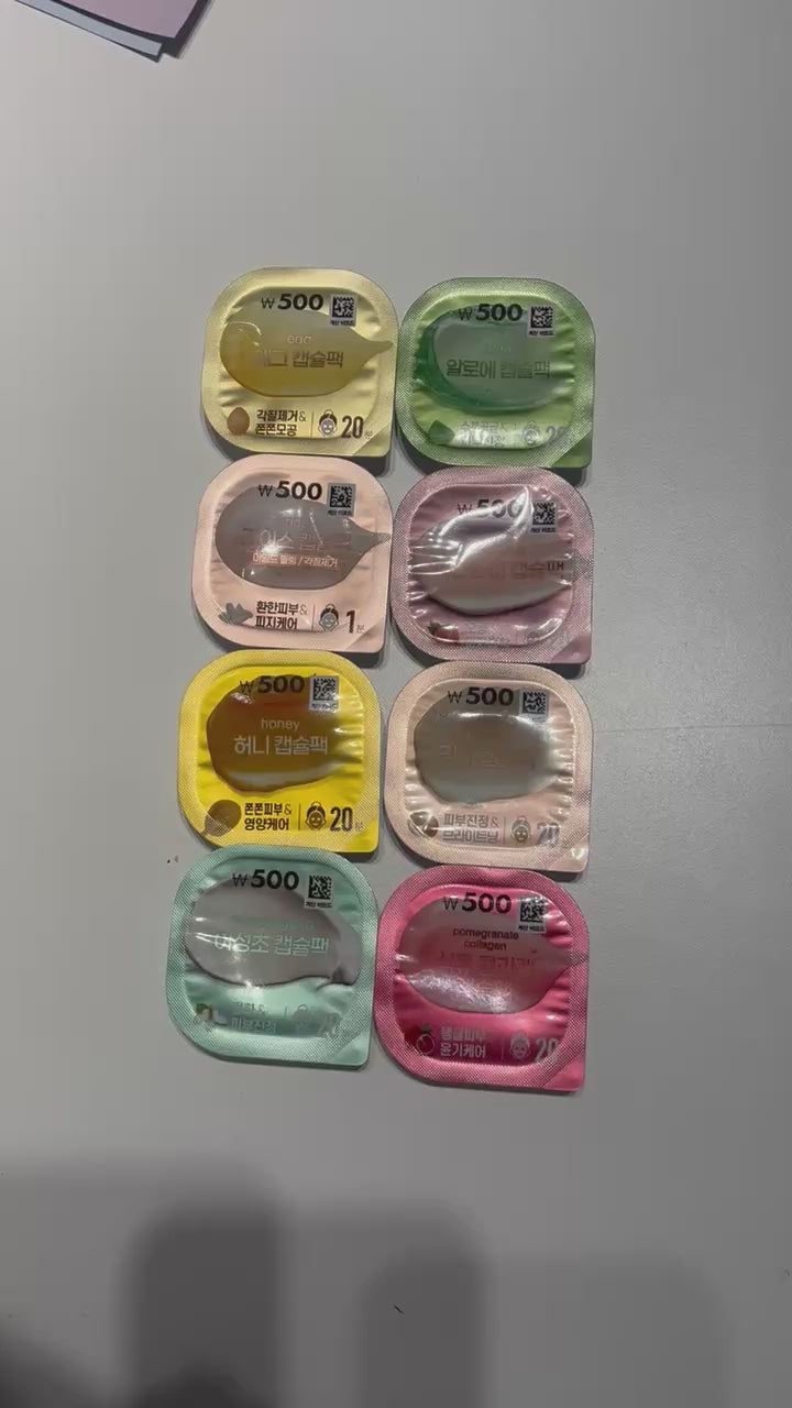 moisturizing honey mask for dry skin capsule pack