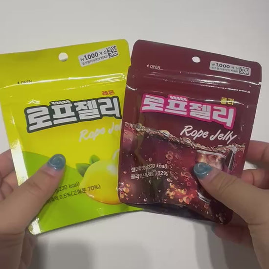 korean rope candy with real citrus taste