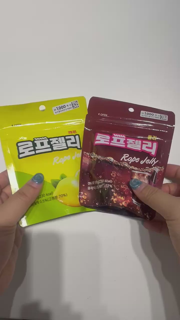 korean rope candy with real citrus taste