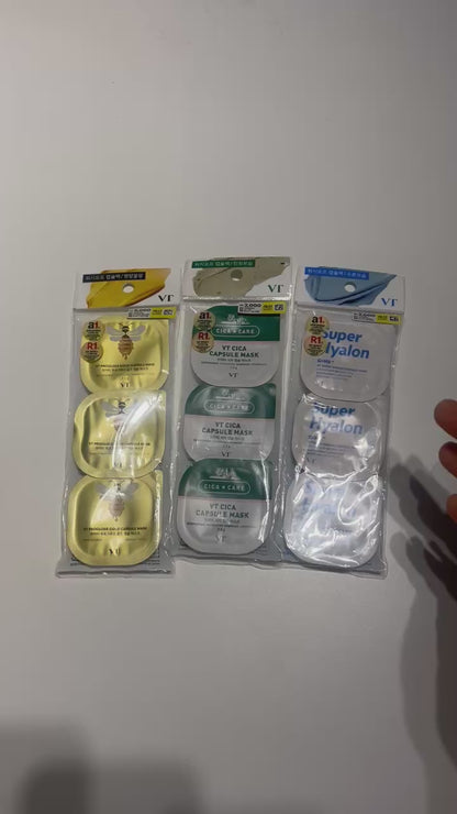 luxury korean face mask with gold extract