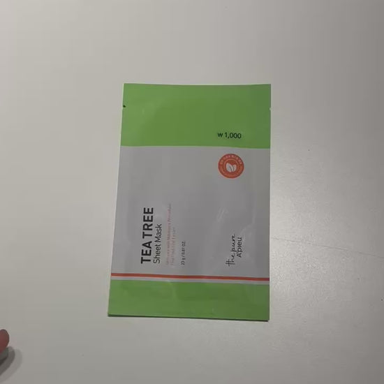 Best korean tea tree sheet mask for acne