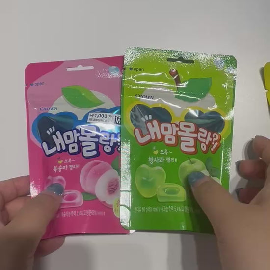 korean peach candy made with real extract