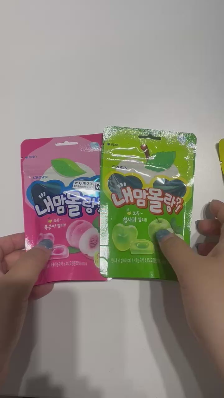 korean peach candy made with real extract
