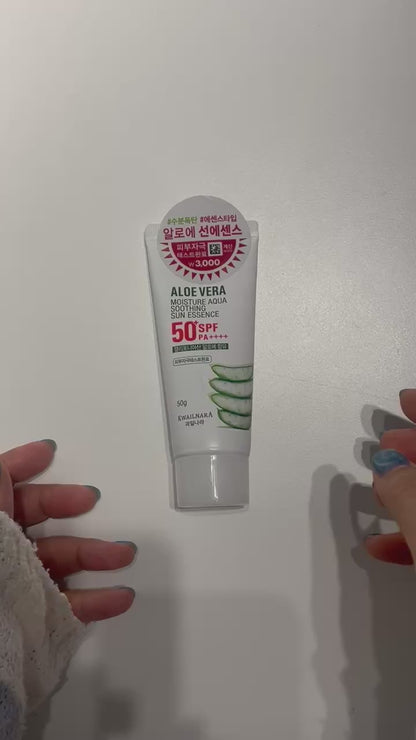 mineral sunscreen Moisture Aqua Soothing Sun Essence