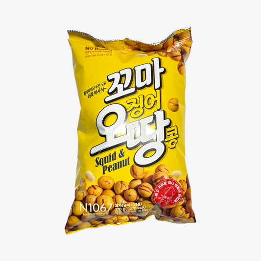 korean snacks with nuts No Brand Mini Squid Peanut Snack